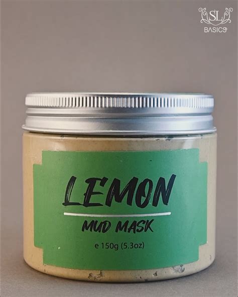 cleaning mud Pakistan|SL Basics Lemon mud mask 150g .